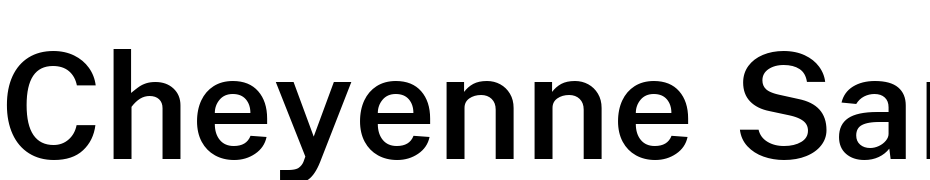 Cheyenne Sans Semi Bold Font Download Free